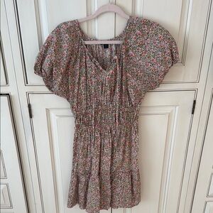 Floral Short Sleeve Dress